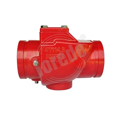 350 psi swing check valve grooved type